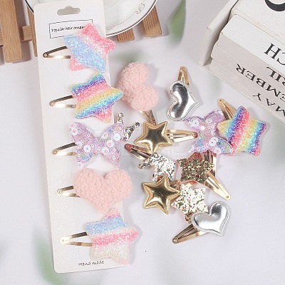 Imitation Leather Snap Hair Clips PW-WG4DE66-01-1