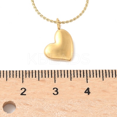 304 Stainless Steel Pendant Necklaces for Women NJEW-U040-02B-G-1