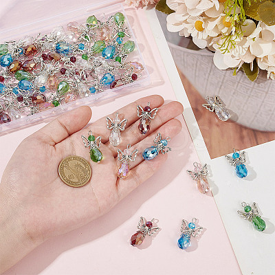Glass Pendants PALLOY-HY00019-1