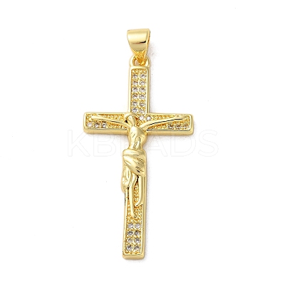 Brass Micro Pave Cubic Zirconia Pendants KK-A212-05B-G-1