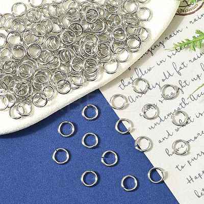 SHEGRACE Brass Open Jump Rings XGR0077P-11P-1
