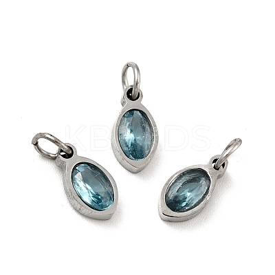 304 Stainless Steel Pendants STAS-D189-04P-1