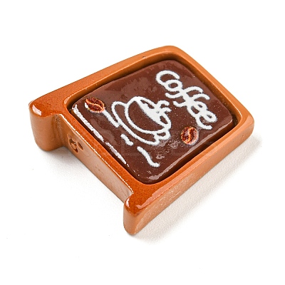 Coffee Theme Opaque Resin Decoden Cabochons RESI-M042-01E-1