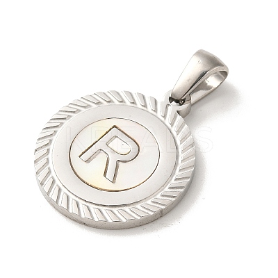 304 Stainless Steel Pendants STAS-I204-R-P-1