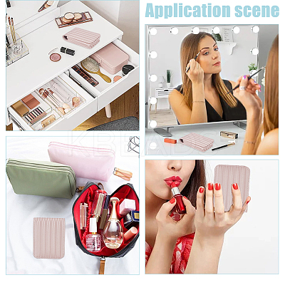 PU Leather Lipstick Case with Mirror CON-WH0088-51A-1