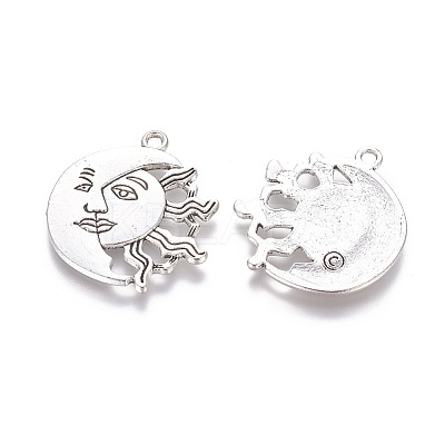 Tibetan Style Alloy Pendants LS-TIBEP-22752-AS-RS-1
