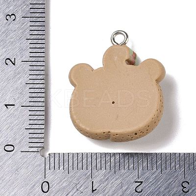Opaque Resin Pendants RESI-S403-03I-1