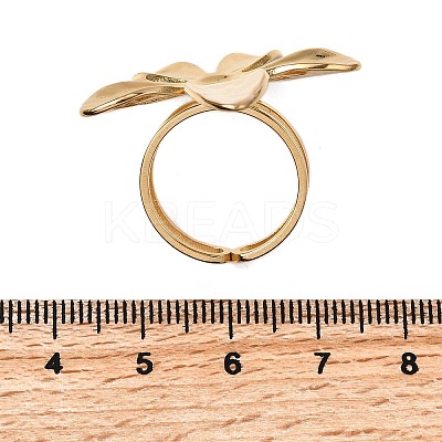 304 Stainless Steel Finger Rings for Women RJEW-S650-04G-1