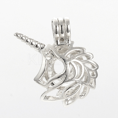 Alloy Diffuser Locket Pendants PALLOY-S062-22-1