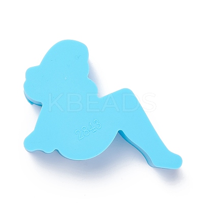 Woman DIY Decoration Silhouette Silicone Statue Molds DIY-I085-02-1