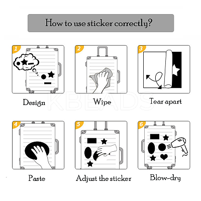 Cartoon Animal Theme Paper Stickers Set DIY-M031-44-1