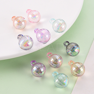 Transparent Acrylic Beads TACR-S154-44C-1