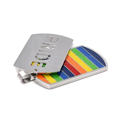 Rainbow Pride Necklace LS-STAS-M292-01P-1