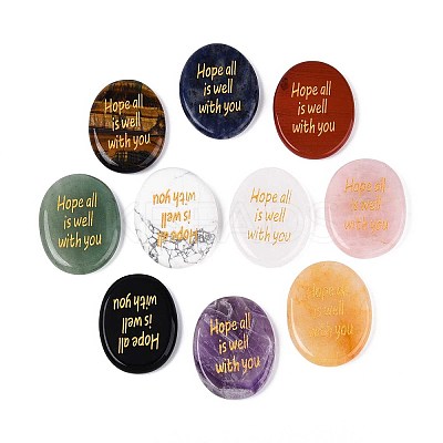 Natural Mixed Stone Cabochons G-T142-50-1