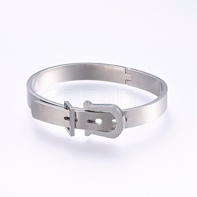 Tarnish Resistant 304 Stainless Steel Bangles BJEW-P222-13P-1