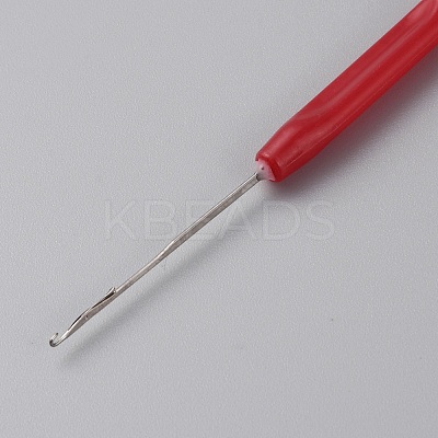 Plastic Crochet Hooks for Hair TOOL-WH0053-30C-1