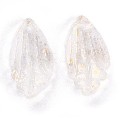 Transparent Glass Pendants GLAA-H102-B03-1