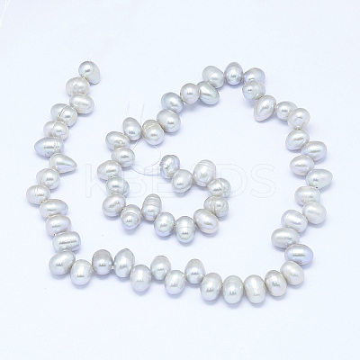 Natural Cultured Freshwater Pearl Beads Strands PEAR-G004-01A-01-X-1