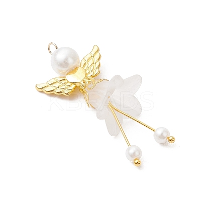 Frosted Acrylic Pendants PALLOY-JF04047-1