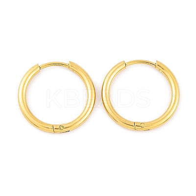 Ion Plating(IP) Round Ring 304 Stainless Steel Hoop Earrings for Women EJEW-G388-02B-G-1