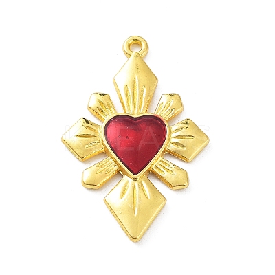Alloy Enamel Pendants ENAM-P252-07G-1
