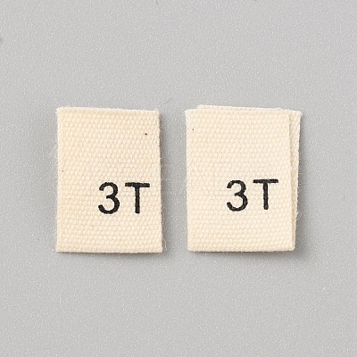 Cotton Sewing Size Label DIY-WH0578-36B-1