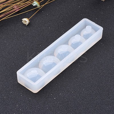 Semi-sphere Design DIY Silicone Molds AJEW-P042-04-1