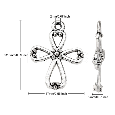 Tibetan Style Alloy Pendants LS-LF1364Y-1