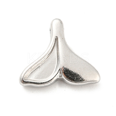 304 Stainless Steel Pendant Cabochon Settings for Enamel STAS-I202-18P-1