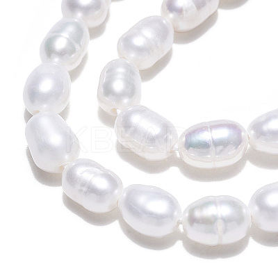 Natural Cultured Freshwater Pearl Beads Strands PEAR-N012-03E-1