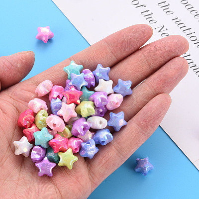 Opaque Acrylic Beads TACR-S153-36I-1