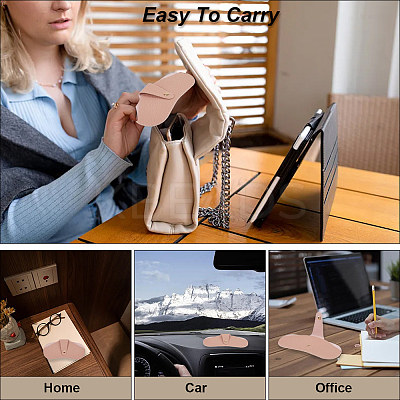 PU Leather Eyeglasses Case AJEW-CN0003-59D-1