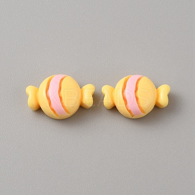 Opaque Resin Imitation Food Cabochons RESI-WH0036-11E-1