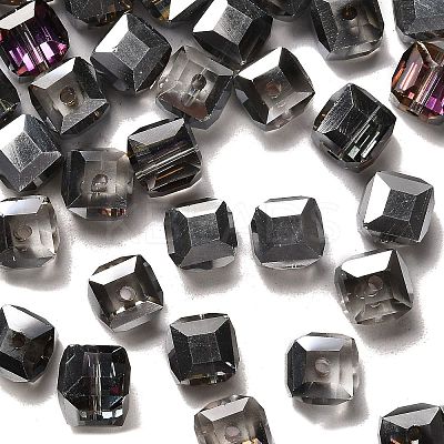 Electorplated Glass Beads EGLA-E006-2C-1