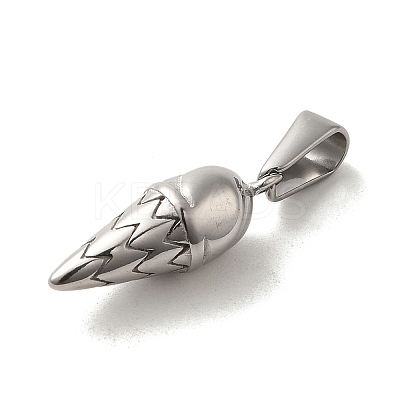 Non-Tarnish 304 Stainless Steel Pendants STAS-B053-33P-1