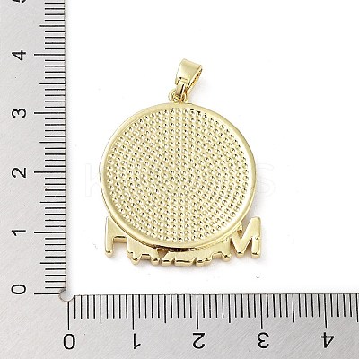Rack Plating Brass Enamel Pendants KK-H474-21G-04-1