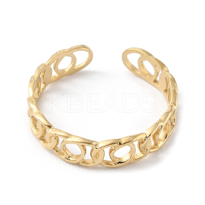 304 Stainless Steel Hollow Open Cuff Rings RJEW-D002-02G-1