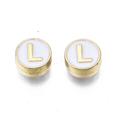 Alloy Enamel Beads ENAM-N052-006-01L-RS-1