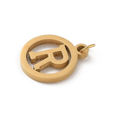 304 Stainless Steel Charms
with Jump Ring STAS-R001-02G-R-1