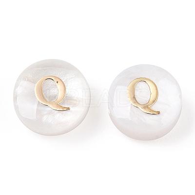 Natural Freshwater Shell Beads SHEL-N036-01Q-1