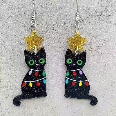Acrylic Dangle Earrings FS-WG6E261-01-1