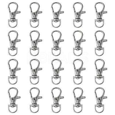 20Pcs Alloy Swivel Lobster Claw Clasps FIND-YW0001-55B-1
