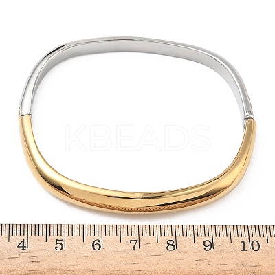 304 Stainless Steel Hinged Bangles BJEW-B158-05G-03-1