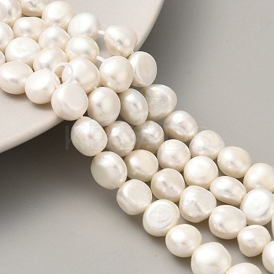 Natural Cultured Freshwater Pearl Beads Strands PEAR-A006-09F-1