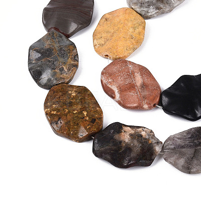 Natural Gemstone Beads Strands G-T143-21C-1