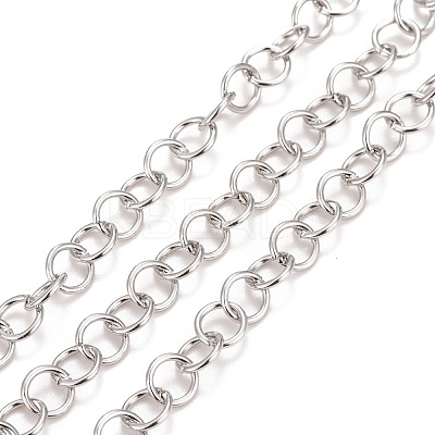 Tarnish Resistant 304 Stainless Steel Rolo Chains CHS-F011-08D-P-1
