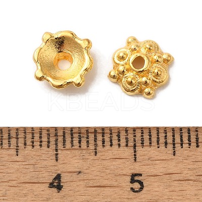 Tibetan Style Alloy Caps K095D012-1
