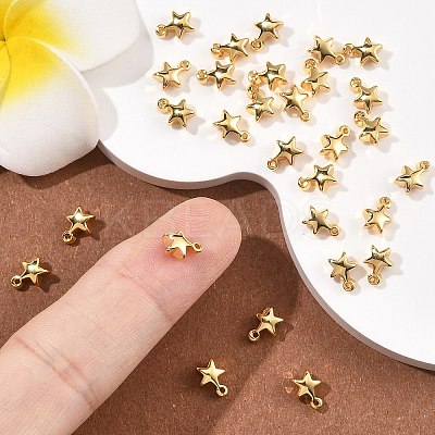 SHEGRACE Brass Star Charms XGR0109G-97G-1
