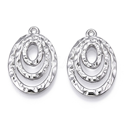 Non-Tarnish 304 Stainless Steel Pendants STAS-T063-215P-1