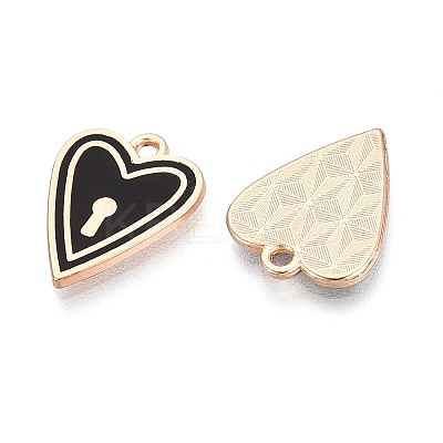 Alloy Enamel Pendants ENAM-T022-93A-G-1
